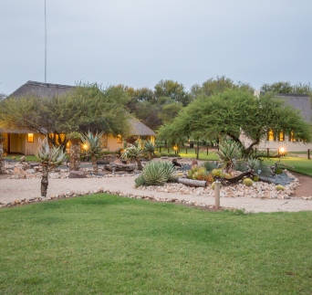 Exterior of the lodge